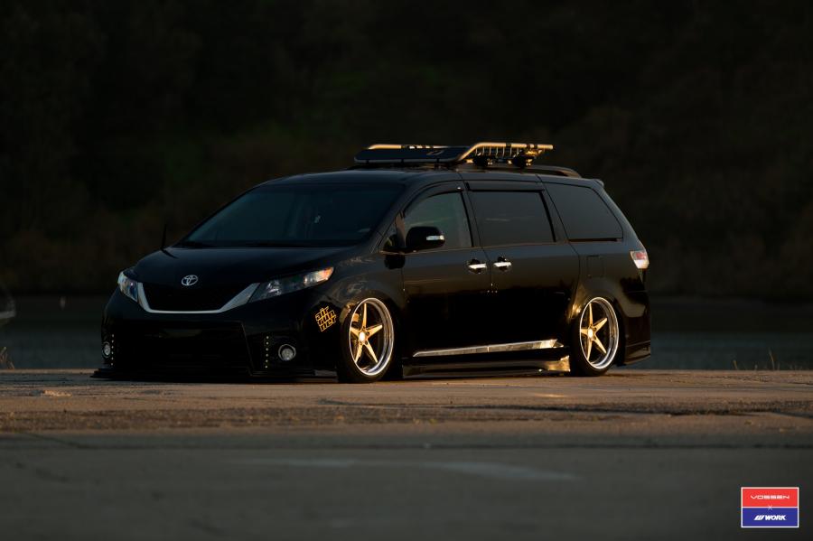 Toyota Sienna X Work on Vossen Wheels (VWS-3) '2017